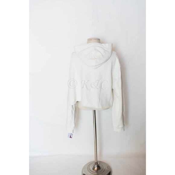 Free People Retro Brand NAVY Hoodie XL NWT - Picture 3 of 5